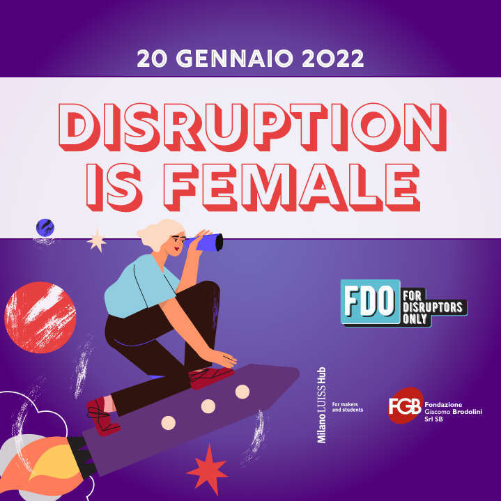 fdo for disruptors only disruption is female base milano
